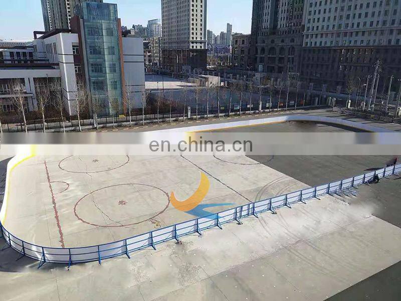 HDPE ice hockey dasher board rink system
