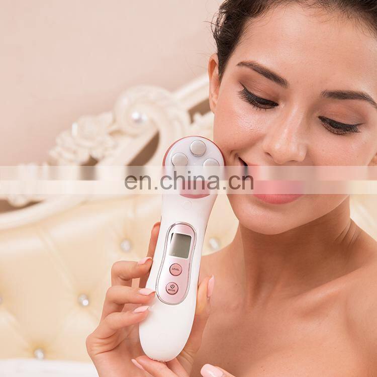 RF/EMS Vibration Ion Sonic Facial Ultrasonic Spot Removal Beauty Instrument