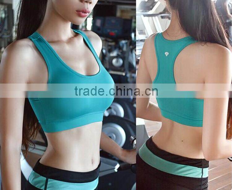 Competitive price China manufacturer nylon and spandex sex yoga bra