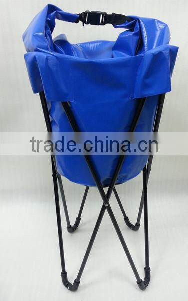 foldable storage bag with removeable stand for outdoor events