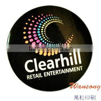 Promotional crystal domed 3d clear custom epoxy sticker with high quality