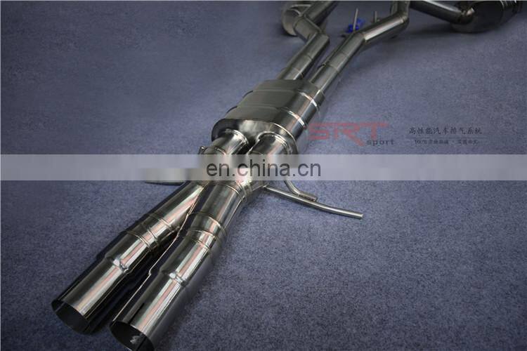 flexible Exhaust Pipe for LAND ROVER RANGE ROVER car exhaust catback with quad double tip