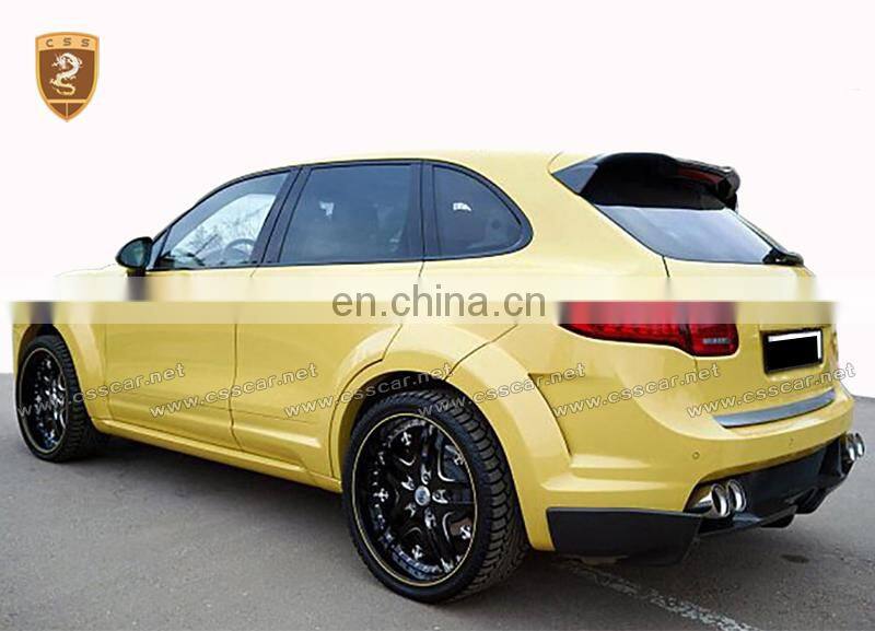 2011-2014 por cayene 958 fiber glass wide body kit to met
