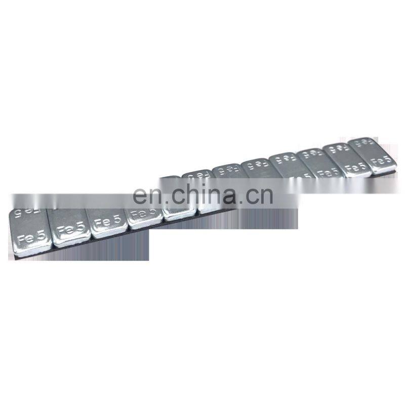 grey coated stick on adhesive wheel weights Fe lead zn material with high quality