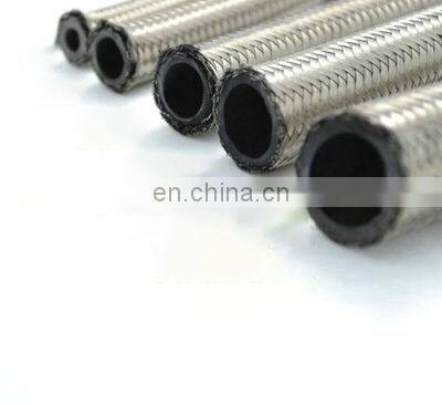 Double Soft Stainless Steel Braided Hose modified car oil cooler tubing knitted net high temperature resistance