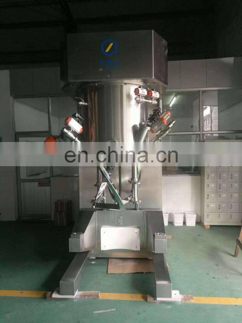 200L double planetary mixer with jacket cooling tank