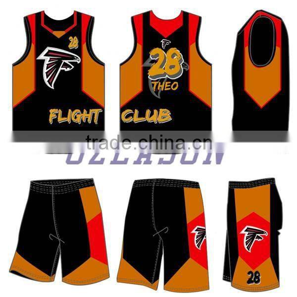 2016 Latest Basketball Jersey Design,Custom Sublimated Basketball Jerseys