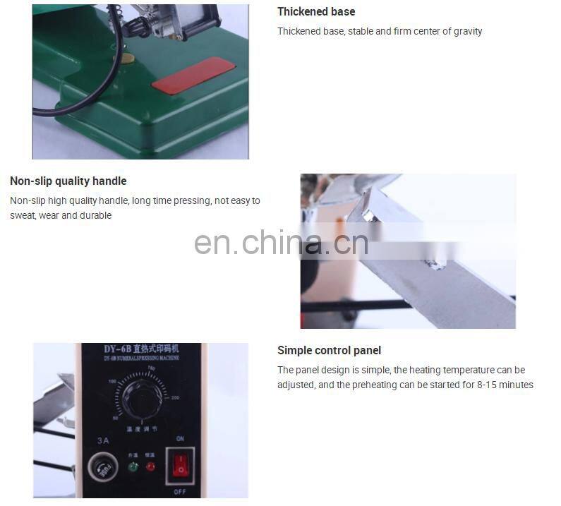 YTK DY-6B hand date inkjet code date printer printing machine