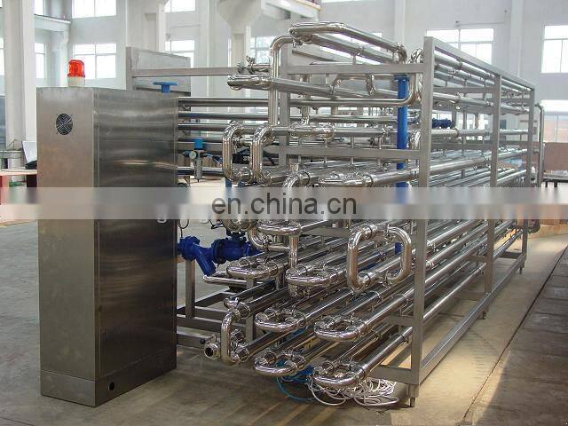 Automatic dairy milk tubular pasteurizer auto dairy tube in tube pasteurization machine pasteurizing equipment price for sale