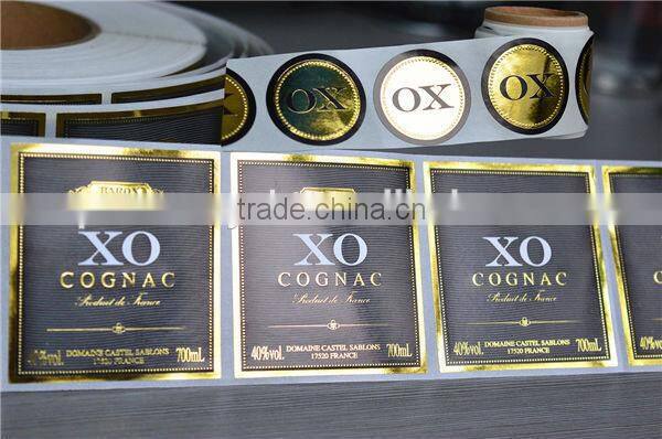 custom printing clear wine bottle label