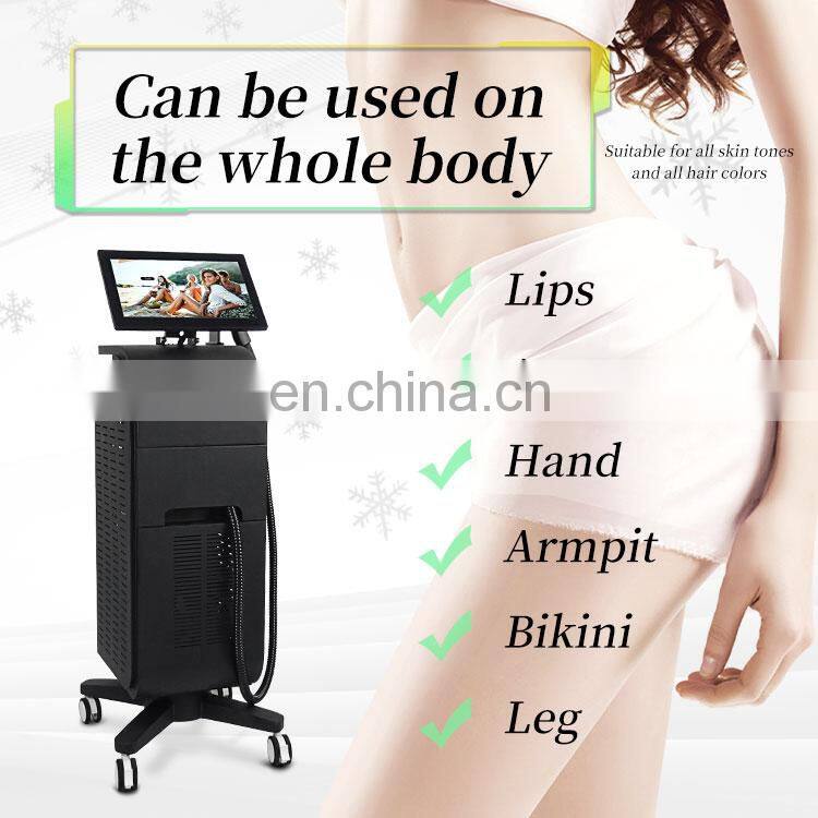 808 Diode Laser Hair Removal Device A-lma 755 808 1064 Mixed 3 wavelengths Suitable for all skin tones OEM/ODM