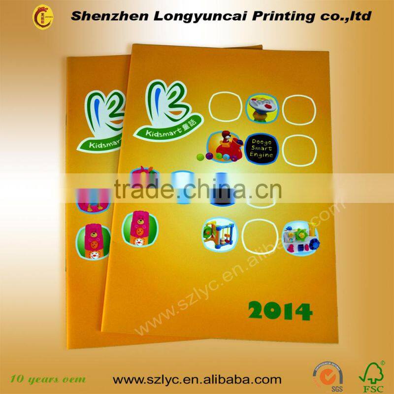 high quality full color printing children toys catalogue