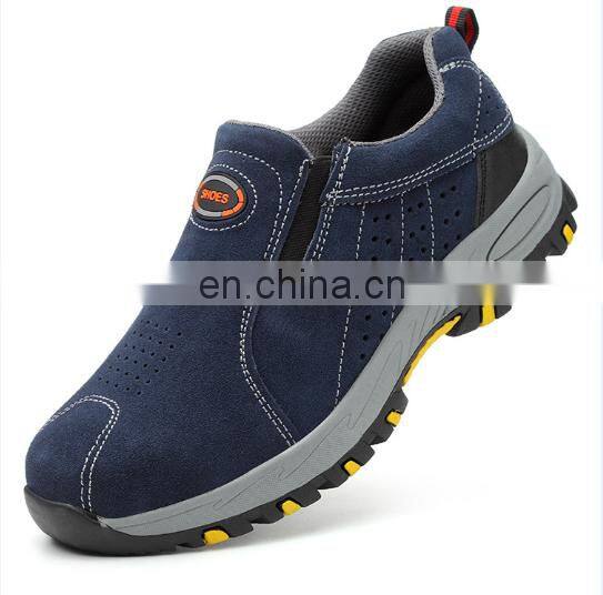 Steel toe dual density pu sole safety boots
