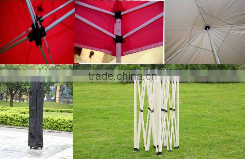 2015 white pop up tent wholesale with aluminum frame folding structures