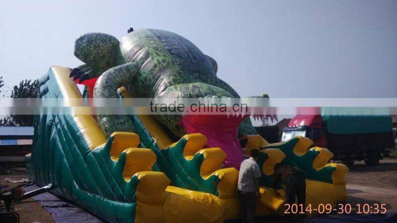 PLATO PVC Trapualin I nflatables water Slide , Long Water Slides For USA