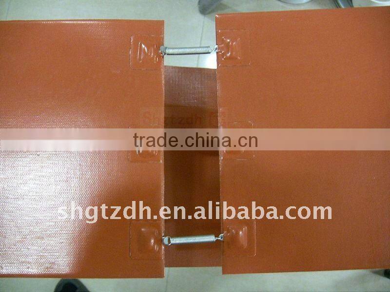 Flexible silicone rubber heater