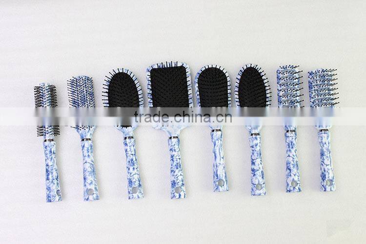 TPR rubber coating hair brush set factory