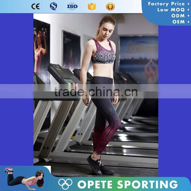 (OEM/ODM Factory/Trade Assurance) Wholesale Custom women Yoga Fitness Wear Custom Leggings