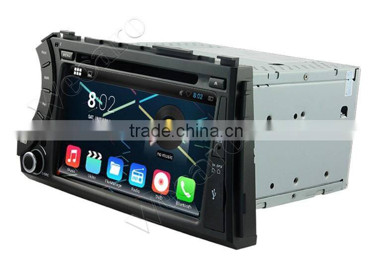 Wecaro Android 4.4.4 WIFI 3G car gps navigation multimedia system for ssangyong kyron dvd player android 2006 -2012