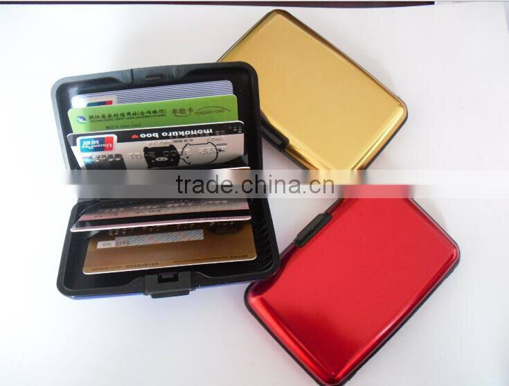 rfid blocking Aluminium card holder/case/wallet
