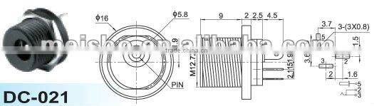 Universal male 3.5mm jack adapter for headphone