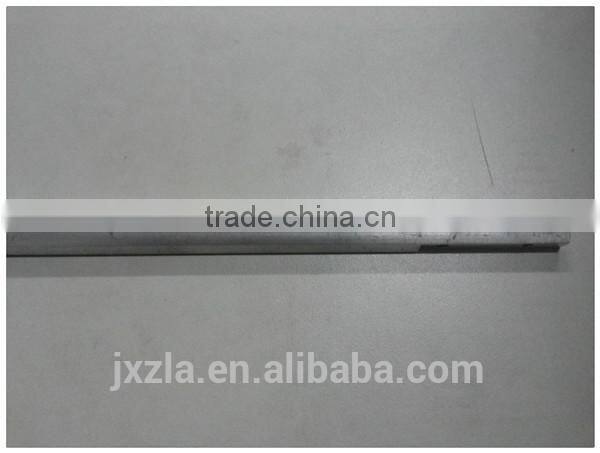 Tooling aluminum tube profile with drilled hole