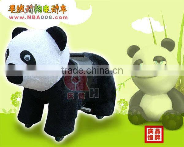 electric panda kiddie ride