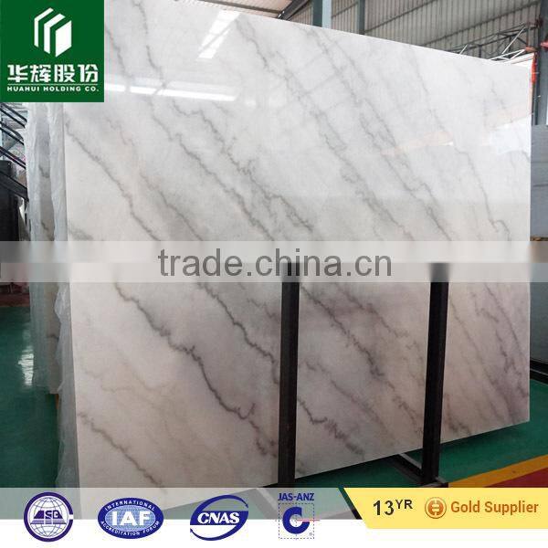 Guangxi white chinese natural marble big slab cut to size marble