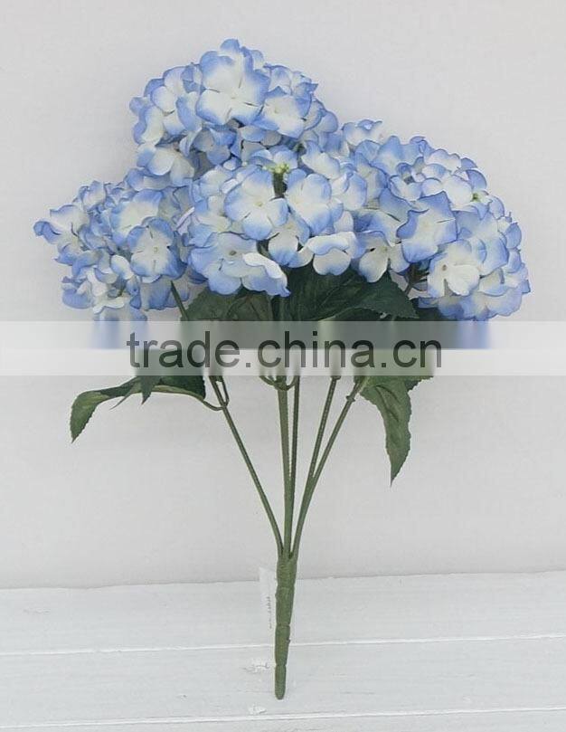 2014 Best selling Bouquet artificial hydrangea flower