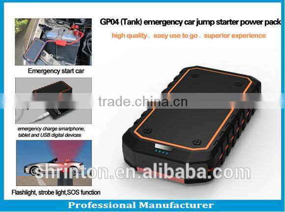 2015 best selling ONBO car first aid kit 12000mAh 12v portable battery jump starter car emergency mini jump starter