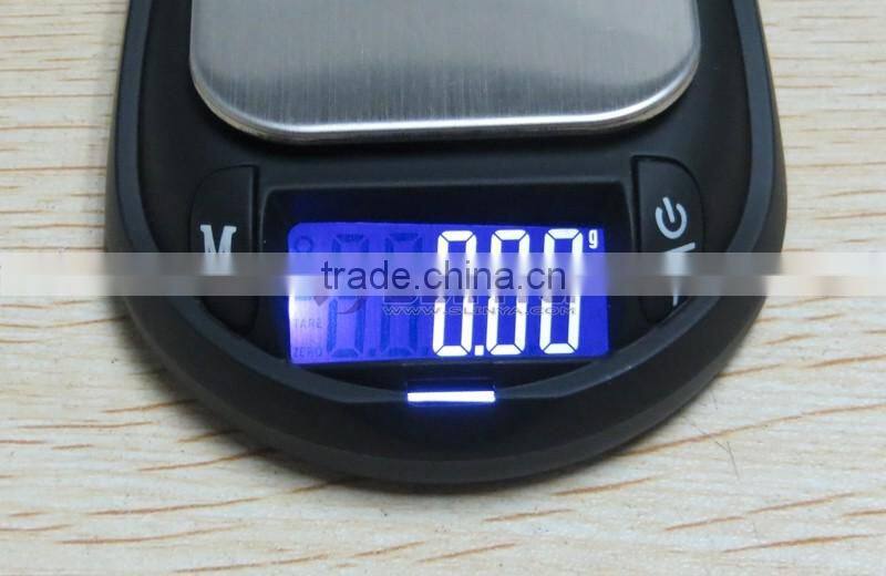 5.3 x 5.2cm Metal Tray 500g x 0.1g Gold Platinum Mouse Electronic Scale