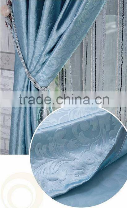 New style Embossed Blackout Curtains for Living room fabric window curtain