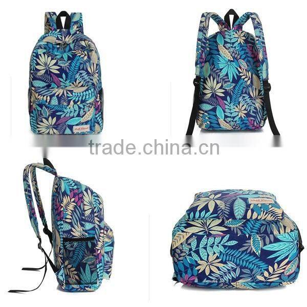 Custom Brand Designer Canvas Wholesale Backpack for School