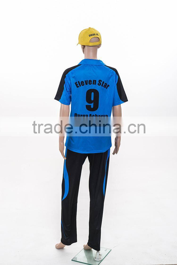 Cheap Brand Digitally Sublimated Team Set Cricket Jersey World Cup