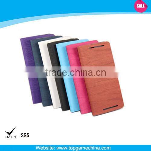Book-Style Wallet leather case for htc one m8 stand flip case