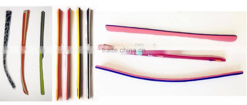leg of glasses skid resistance antiskid silicone double-deck double layer glasses frame