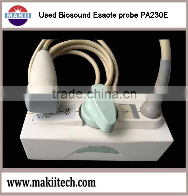 used Biosound Esaote ultrasound scan color doppler transducer PA230E