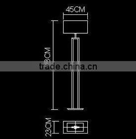 modern style led decorative standing light floor lamp