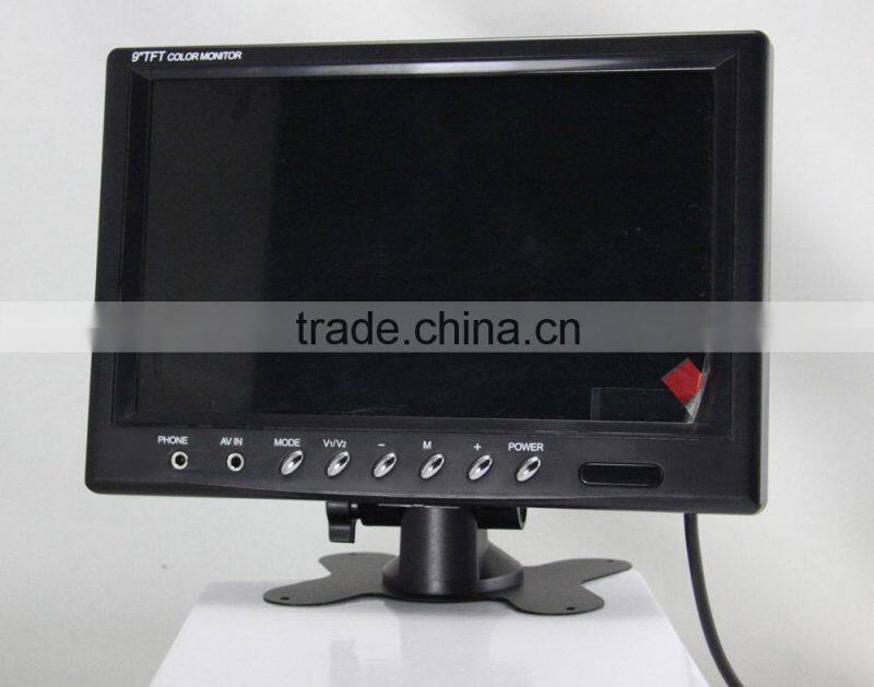 China Manufacturer new product car rear view system Universal 9 inch hd monitor with stand alone desktop