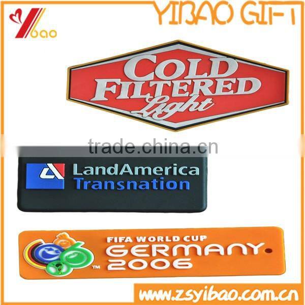 Wholesale soft pvc label for clothing