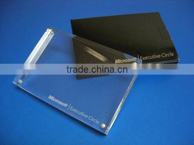 decorative square glass picture photo frame customized size