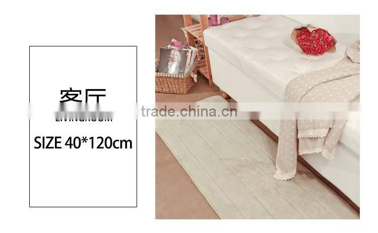 Thick Coral fleece memory cotton living room floor rugs of super soft and gentle feet touching