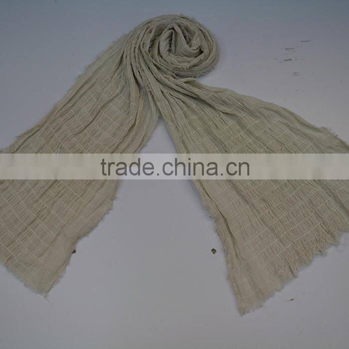 good quality crumple cotton infinity scarf
