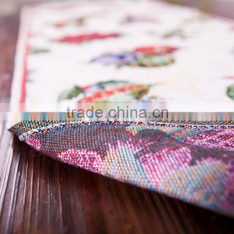 PLUS jute burlap die cut felt table runner for wedding