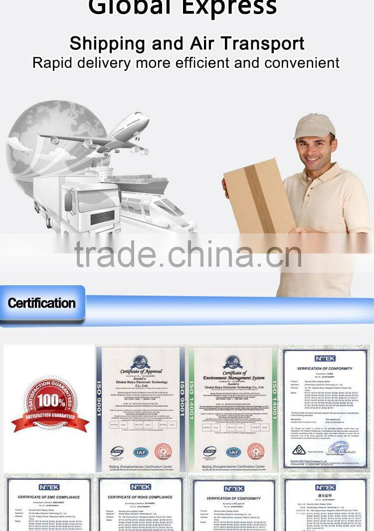 Adjustable cell phoen display alarm plastic security device