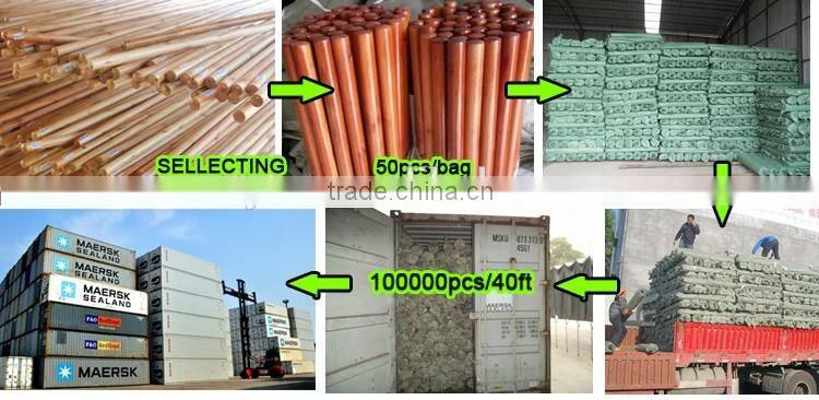 gardening tools rake handle varnish wooden stick