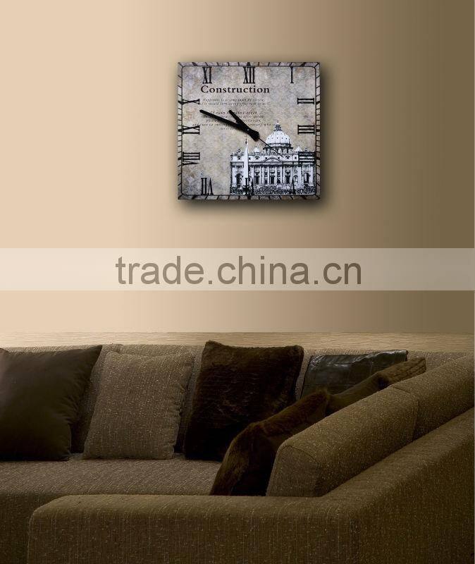 New Arrival Fashion Wooden Wall Clock