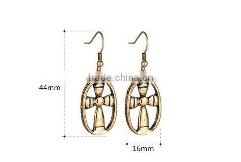 >>New SW16514 dangle jesus cross earring/