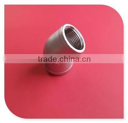 Stainless Steel Cast Elbow Connector 90 DEG Elbow Fitting Threaded Ends