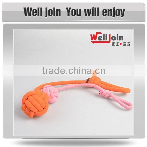 Cheap Delicate Supple Bright Colors hemp rope dog chew toy